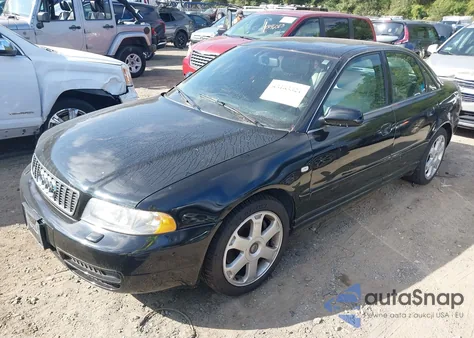 2000 Audi S4 2.7T z USA, uszkodzony, nr VIN WAUDD68D5YA088367